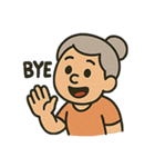 怒らせるな！暴走おばあちゃん（個別スタンプ：20）