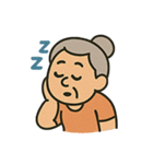 怒らせるな！暴走おばあちゃん（個別スタンプ：21）