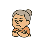 怒らせるな！暴走おばあちゃん（個別スタンプ：24）
