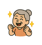 怒らせるな！暴走おばあちゃん（個別スタンプ：25）