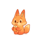 ジュースぎつねフォクシー（個別スタンプ：4）