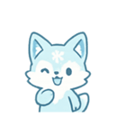 雪華キツネFrosty（個別スタンプ：2）