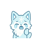 雪華キツネFrosty（個別スタンプ：4）