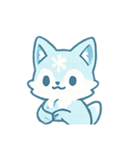 雪華キツネFrosty（個別スタンプ：6）