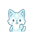 雪華キツネFrosty（個別スタンプ：7）