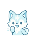 雪華キツネFrosty（個別スタンプ：8）