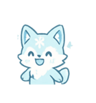 雪華キツネFrosty（個別スタンプ：10）