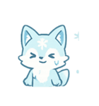 雪華キツネFrosty（個別スタンプ：12）