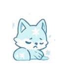雪華キツネFrosty（個別スタンプ：13）