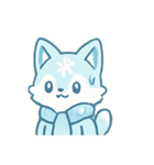 雪華キツネFrosty（個別スタンプ：14）