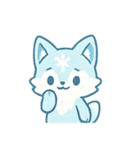 雪華キツネFrosty（個別スタンプ：15）