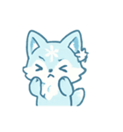 雪華キツネFrosty（個別スタンプ：16）