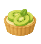 Girly Cafe - Green ver.（個別スタンプ：14）