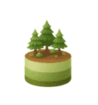 Girly Cafe - Green ver.（個別スタンプ：15）