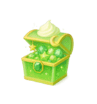 Girly Cafe - Green ver.（個別スタンプ：39）