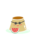 おれプリン「ぷりすけの日常」（個別スタンプ：18）