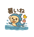夏バージョン水族館と動物園マルチーズ（個別スタンプ：3）