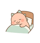 ゆるモン！ピンク恐竜の毎日スタンプ（個別スタンプ：19）