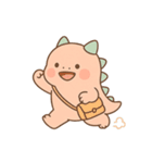 ゆるモン！ピンク恐竜の毎日スタンプ（個別スタンプ：24）