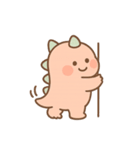 ゆるモン！ピンク恐竜の毎日スタンプ（個別スタンプ：31）