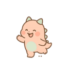 ゆるモン！ピンク恐竜の毎日スタンプ（個別スタンプ：32）