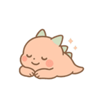 ゆるモン！ピンク恐竜の毎日スタンプ（個別スタンプ：35）
