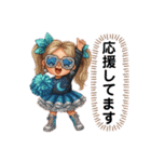 かわキュン女の子スタンプ❷（個別スタンプ：11）