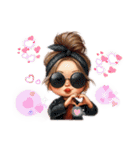 かわキュン女の子スタンプ❷（個別スタンプ：19）