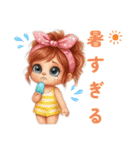 かわキュン女の子スタンプ❷（個別スタンプ：22）