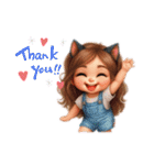 かわキュン女の子スタンプ❷（個別スタンプ：30）