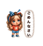 かわキュン女の子スタンプ❷（個別スタンプ：31）