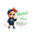 かわキュン女の子スタンプ❷（個別スタンプ：33）