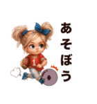 かわキュン女の子スタンプ❷（個別スタンプ：40）