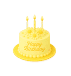 Girly Cafe - Yellow ver.（個別スタンプ：11）