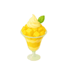 Girly Cafe - Yellow ver.（個別スタンプ：22）