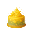 Girly Cafe - Yellow ver.（個別スタンプ：40）