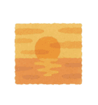 やさしいちぎり絵たより 四季のたより（個別スタンプ：15）