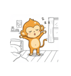 なつとサルのものがたり（個別スタンプ：1）