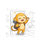 なつとサルのものがたり（個別スタンプ：5）