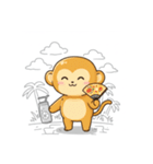 なつとサルのものがたり（個別スタンプ：16）