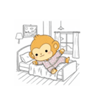 なつとサルのものがたり（個別スタンプ：21）