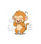 なつとサルのものがたり（個別スタンプ：22）