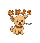 サスケの日常（イラスト）（個別スタンプ：1）
