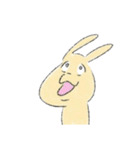 うさぎリアクションスタンプ（個別スタンプ：1）