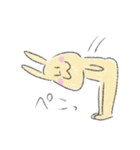 うさぎリアクションスタンプ（個別スタンプ：2）