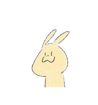うさぎリアクションスタンプ（個別スタンプ：6）