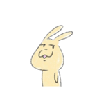 うさぎリアクションスタンプ（個別スタンプ：16）