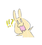 うさぎリアクションスタンプ（個別スタンプ：17）