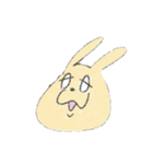 うさぎリアクションスタンプ（個別スタンプ：21）