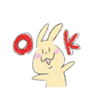 うさぎリアクションスタンプ（個別スタンプ：22）